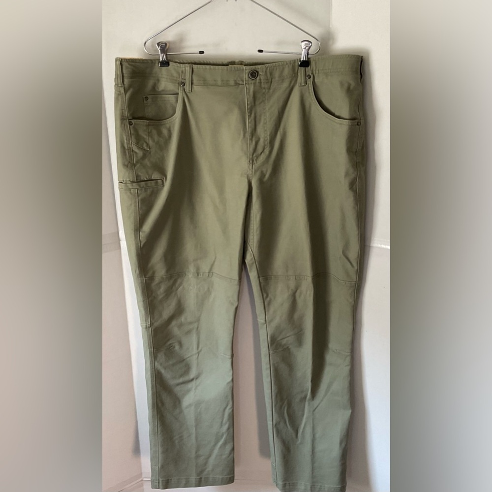 RedHead Men's Olive ultimate work pants 44x30 reinforced knees flex fit